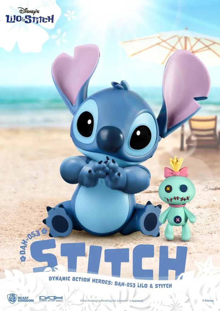 Figurine Stitch Durable et Mobile : finie la déco fragile en 18cm DAH