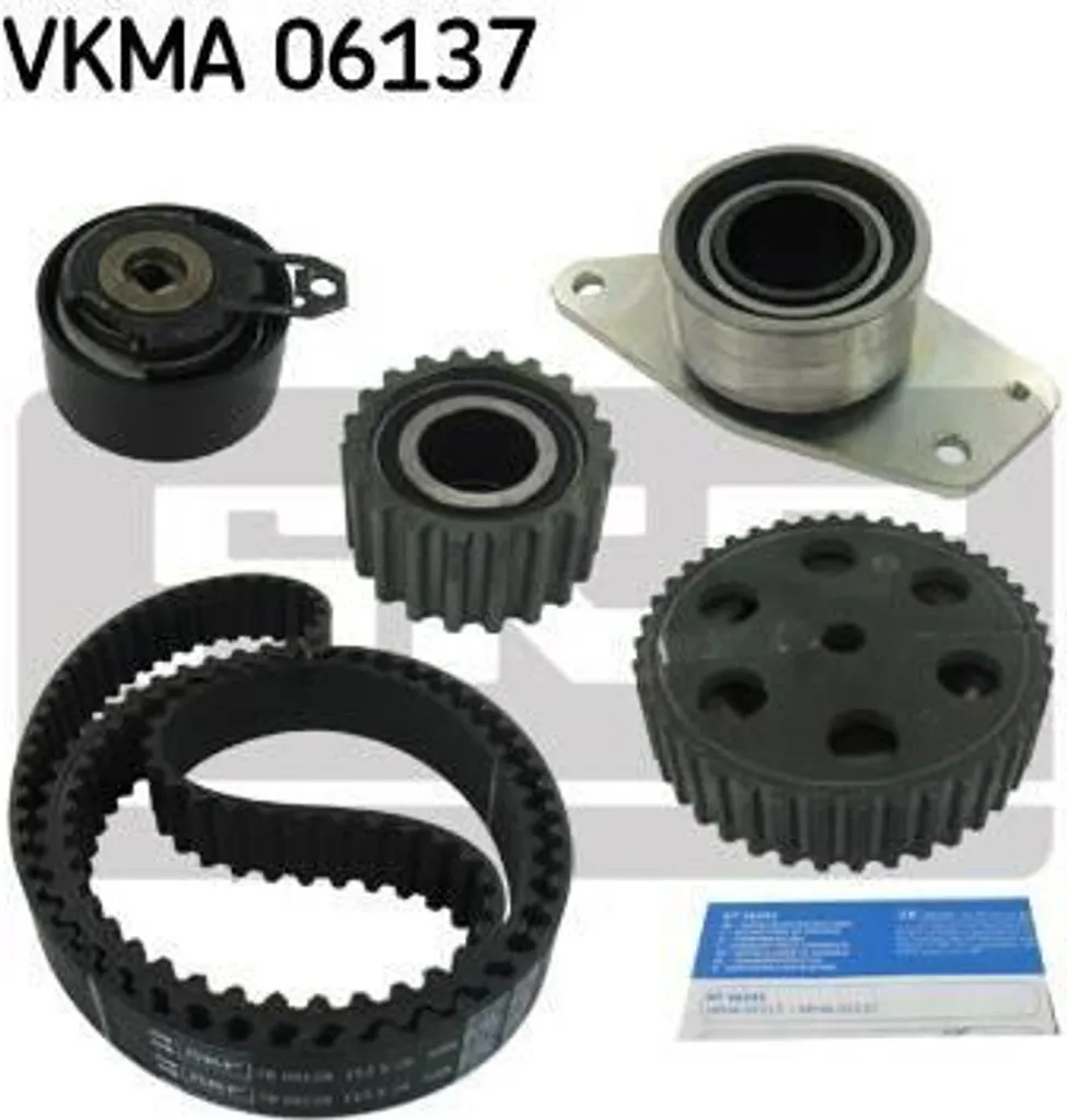 Kit distribution VKMA 06137 avec courroie renforcée en PTFE