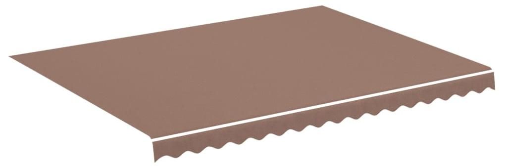 vidaXL Ersatzstoff für Markise Braun 380x295 cm Polyester Produktbild 