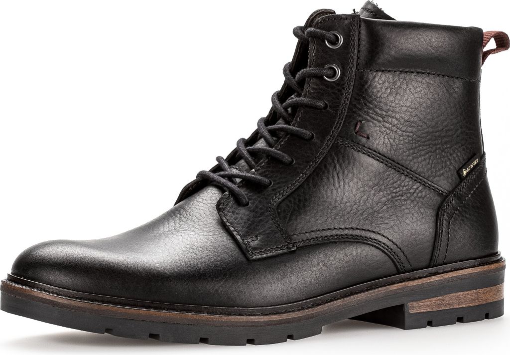 Pius Gabor Herrenschuhe Schnürstiefel Schwarz Freizeit, Schuhgröße:EUR 45 | UK 10.5