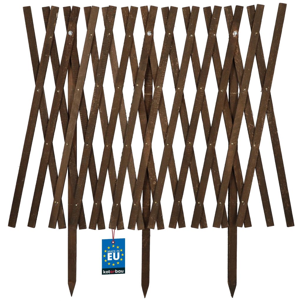KOTARBAU® Staccionata in Legno per Giardino Steccato in Immagine del prodotto 