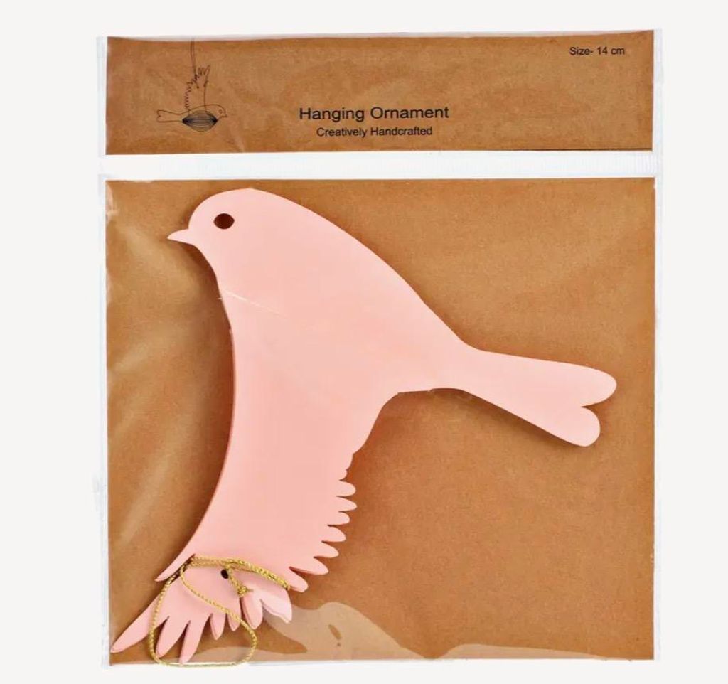 Seyila Home Deko Aufhänger Vogel, Papier Honeycomp für Wohnraumdekoration,Wabenvogel aus Papier/Pappe in versch. Farben