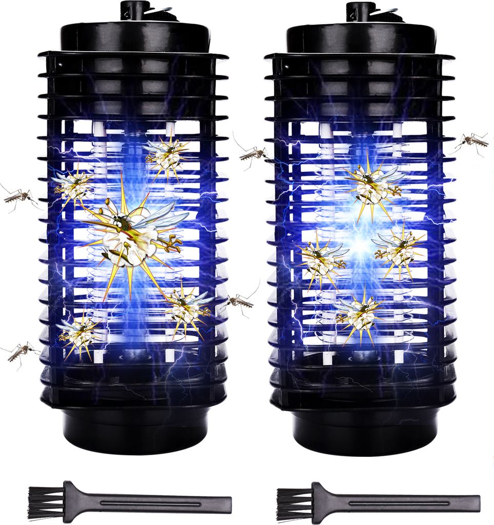 Jayseuw 2X 3W elektrický zabijak hmyzu LED UV svetlo lampa Obrázok produktu