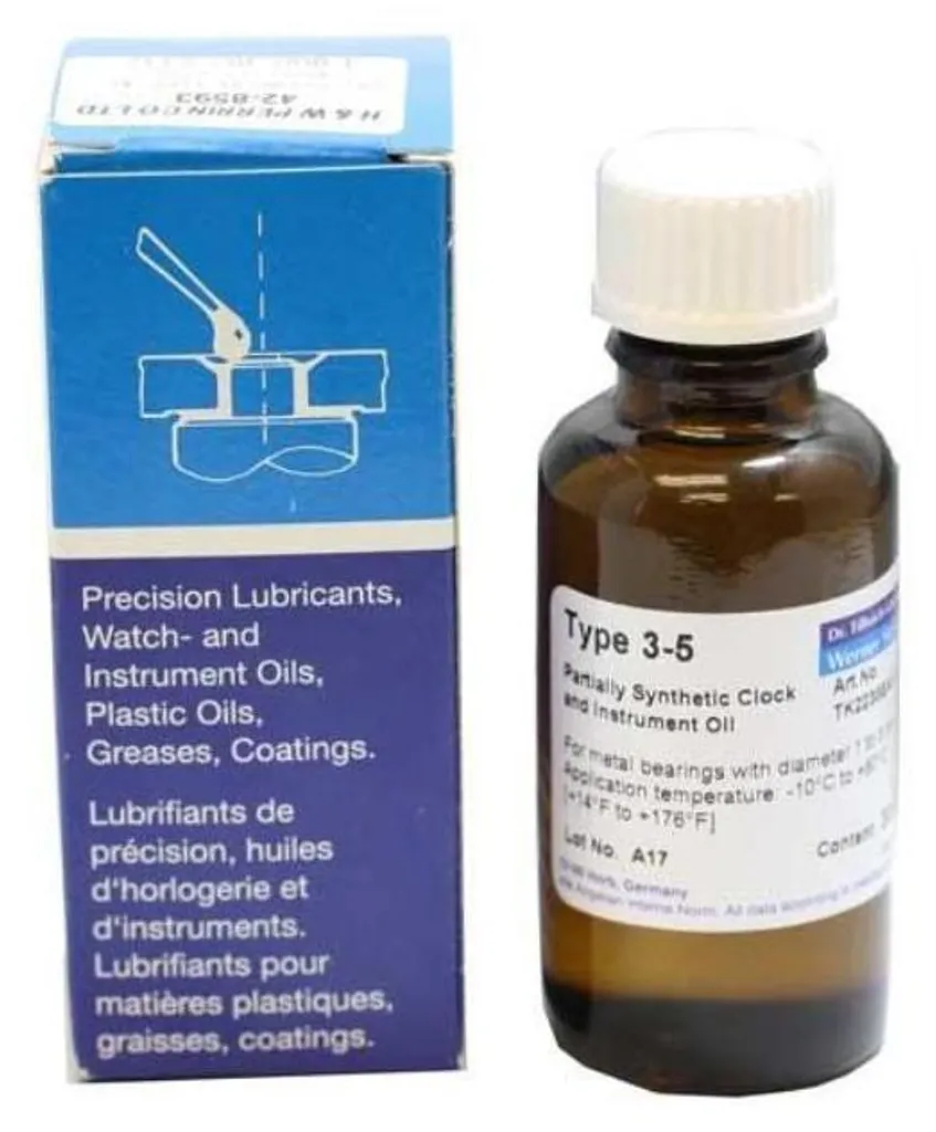Olio per Sveglie e Pendoli Etsyntha 3-5 Olio Sintetico Dr. Tillwich