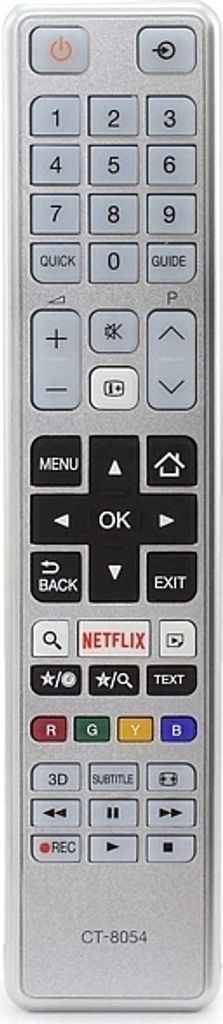 Toshiba CT-8054 náhradní dálkový ovladač s tlačítkem Obrázek produktu 