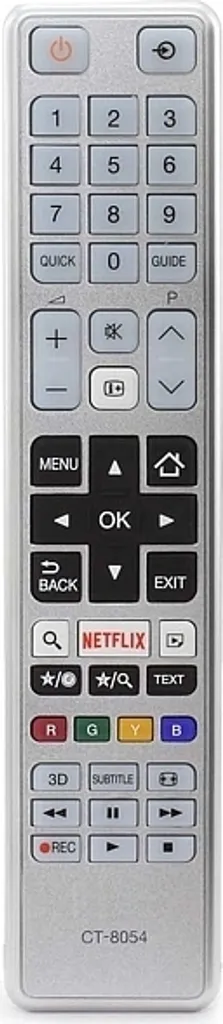 Telecomando di Ricambio per Toshiba CT-8054 con Funzione Netflix