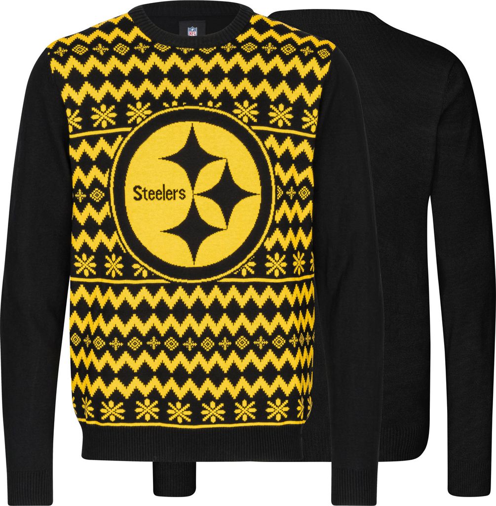 NFL Pittsburgh Steelers Ugly Sweater Big Logo 2-Color Produktbild 3