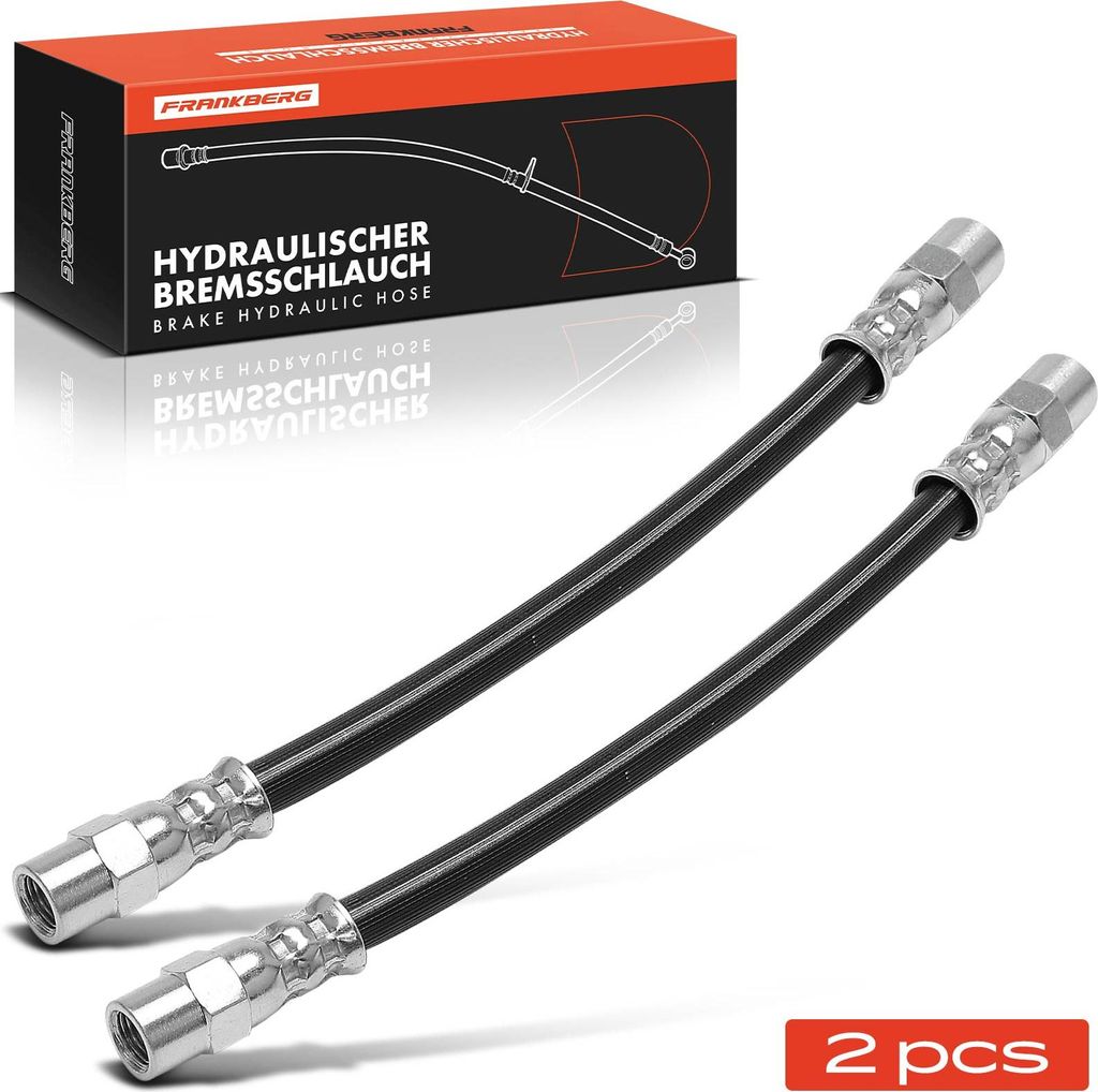 Frankberg 2x Bremsschlauch Bremsschläuche Hinterachse Links oder Rechts für BMW 3er E36 316i 318i 320i 323Ti 328i