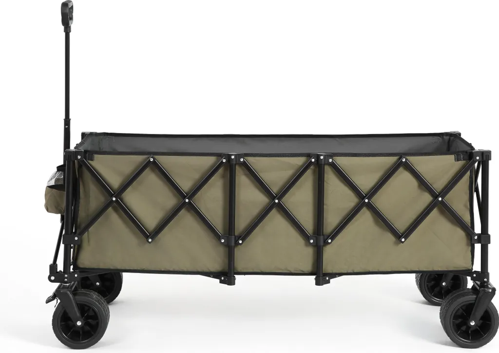 Chariot de Plage Robuste 100kg avec Roues XL et Capacité XL 300 Litres