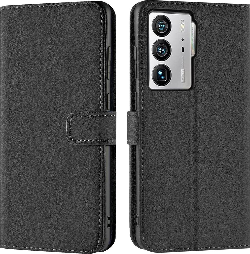 Book Case für ZTE Axon 40 Ultra Hülle Flip Cover Handy Tasche Schutz Hülle Etui