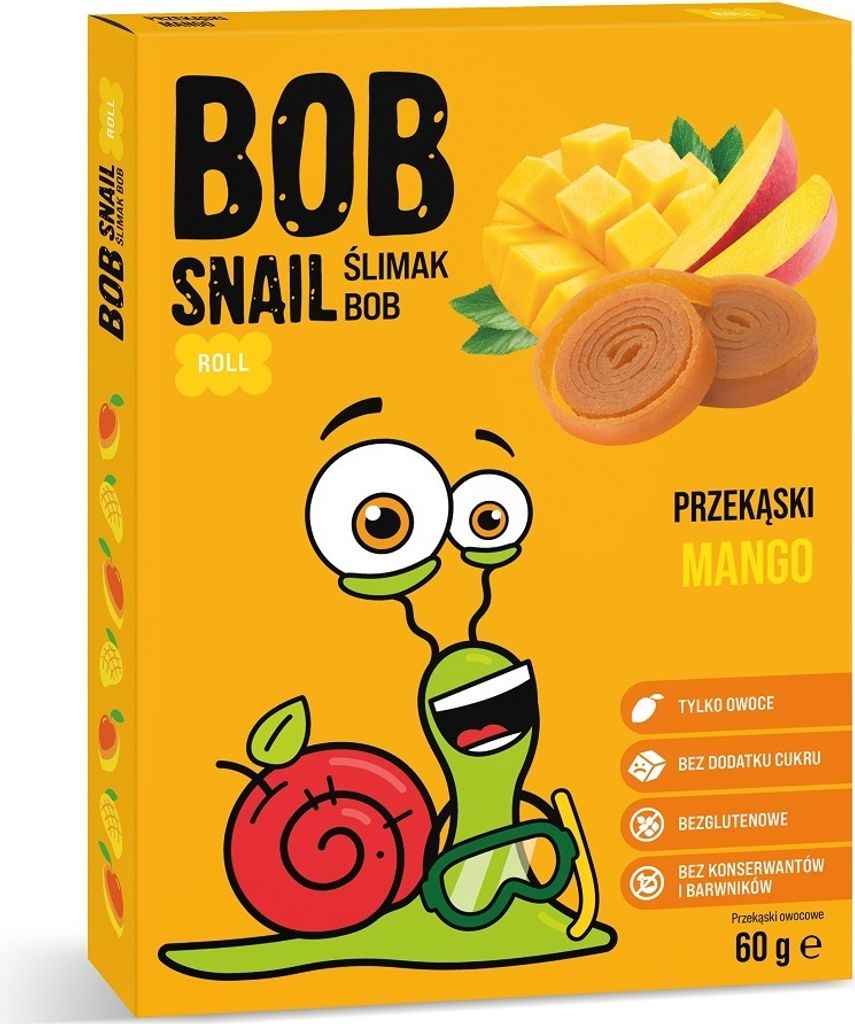 Zuckerfreier Mango-Fruchtsnack 60g BOB Produktbild 