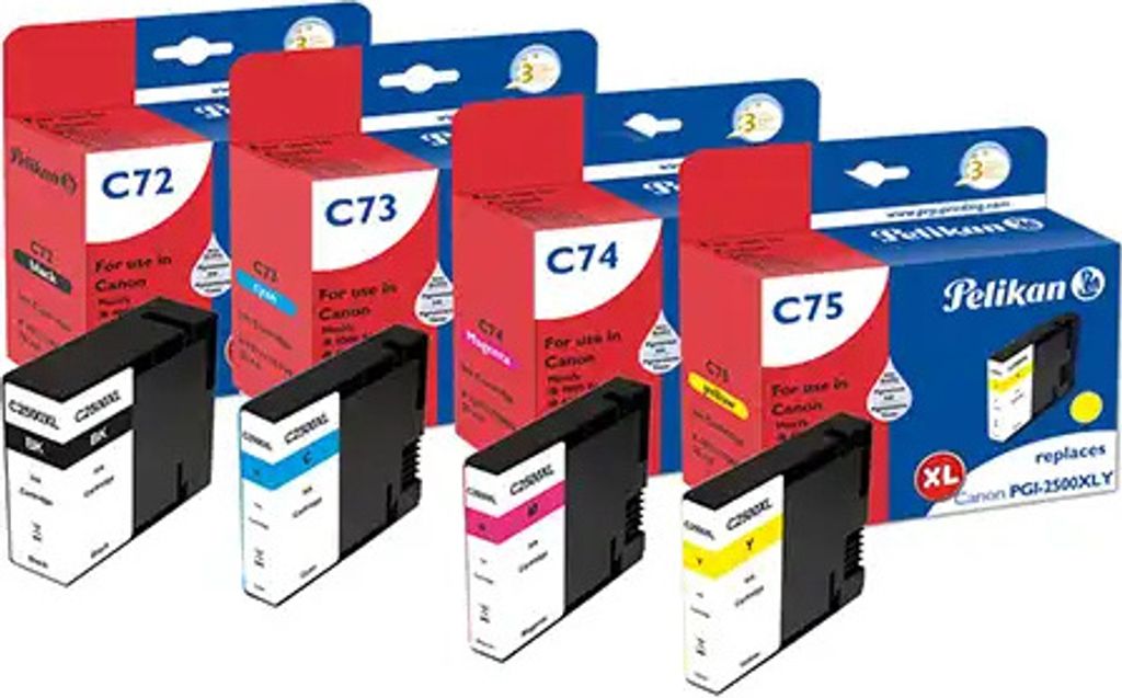 Pelikan Patrone Canon PGI-2500XL Multi Pack B/C/M/Y
