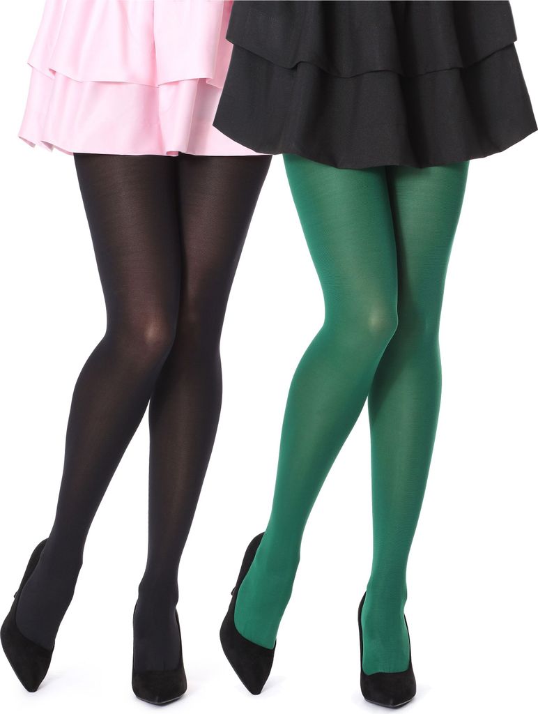 Bellivalini Damen Strumpfhose Mikrofaser 2 Pack 100 DEN Produktbild 