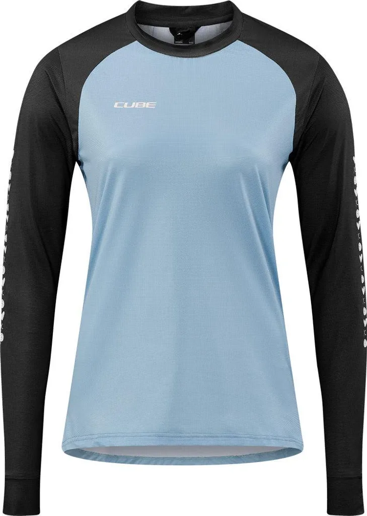 Maillot de cyclisme femme Cube ATX manches longues - Idéal VTT et Route