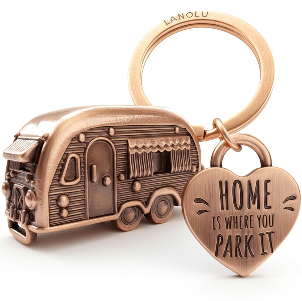LANOLU Schlüsselanhänger Wohnwagen Geschenk, Wohnmobil Produktbild 
