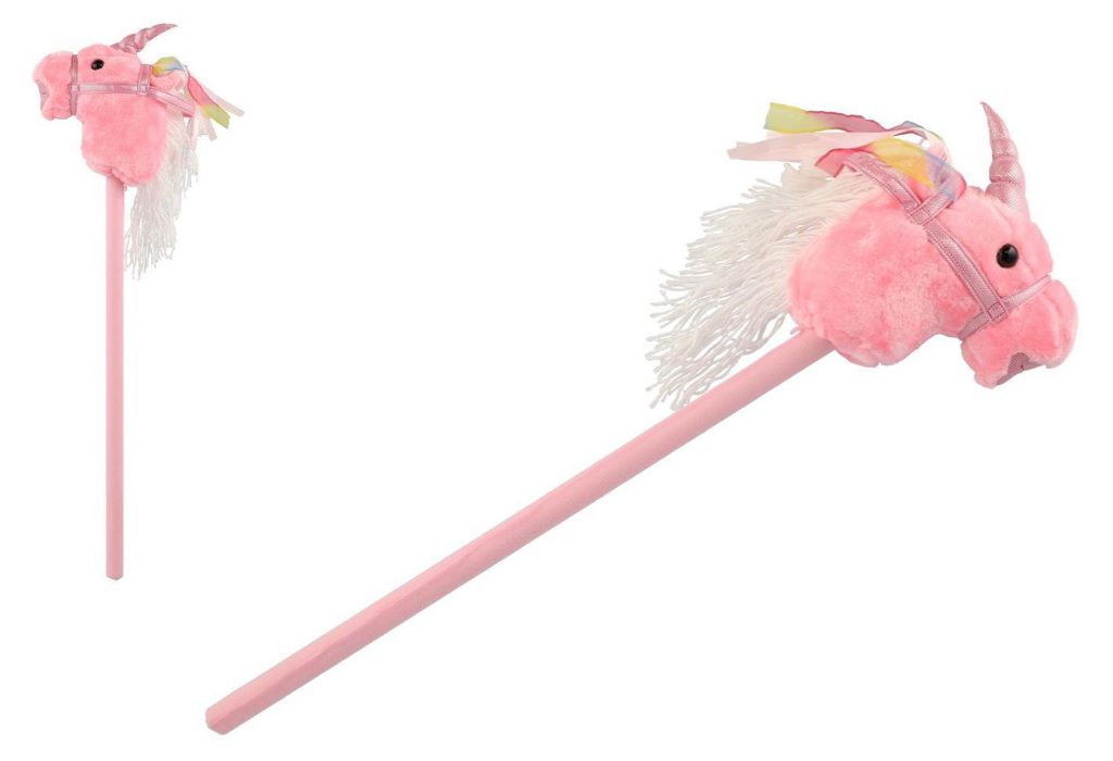 Cheval licorne en peluche de 80 cm, à piles, avec sons, Image du produit 