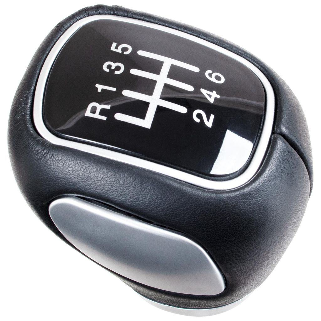 Chevrolet Aveo 2003 - Schwarzes + silberner 6-Gang-Schaltknauf