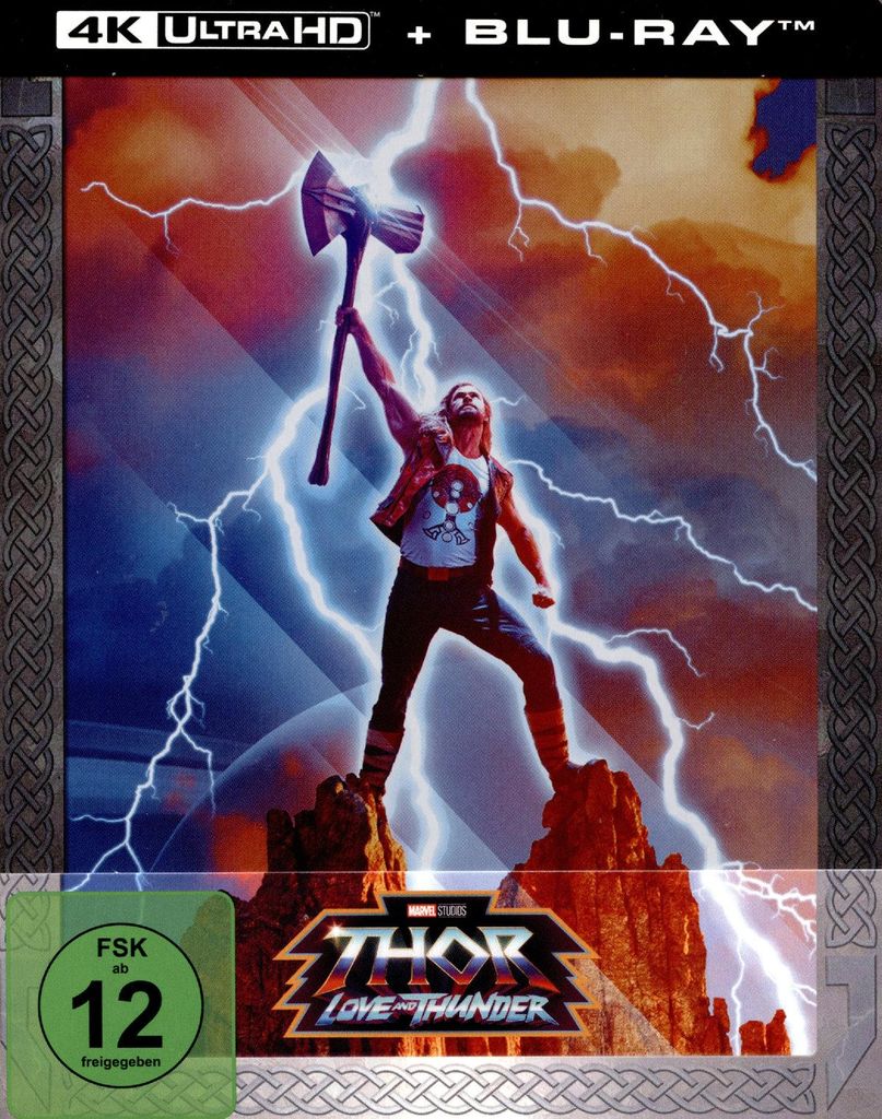 Thor: Love and Thunder (4K Ultra HD + Blu-ray, Steelbook) Produktbild 