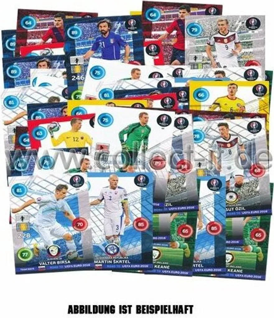 Série intégrale 144 cartes de base Panini Road to 2016 Adrenalin XL Spar