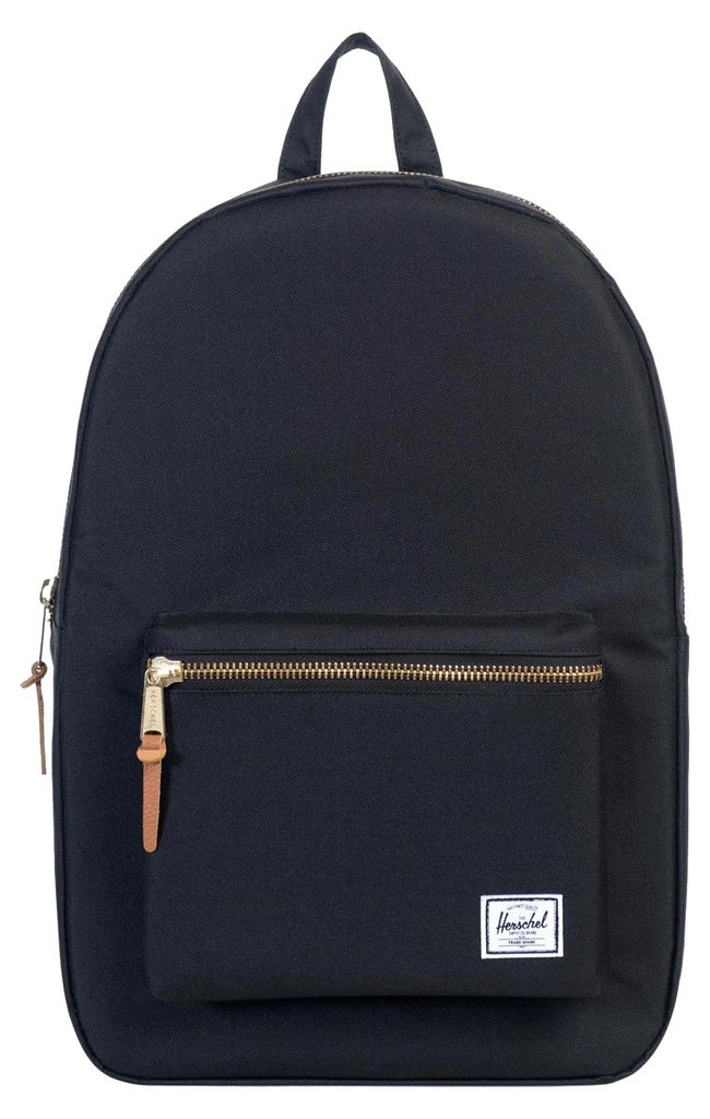 Herschel Settlement Backpack Black Produktbild  KI-generiertes Bild