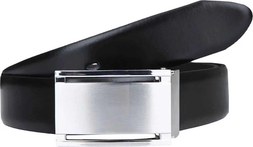 LLOYD Pelle cintura Leather Belt 3.5 W80 Black nero