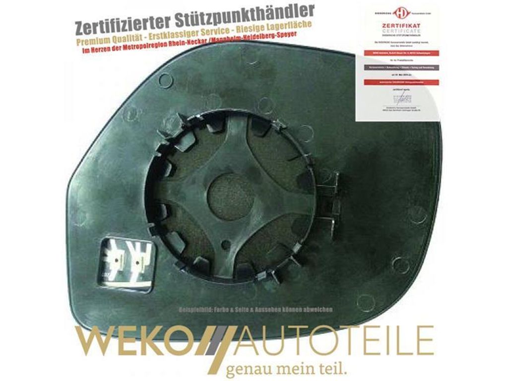 Spiegelglas Außenspiegel links DIEDERICHS 5848827 für CITROËN MITSUBISHI