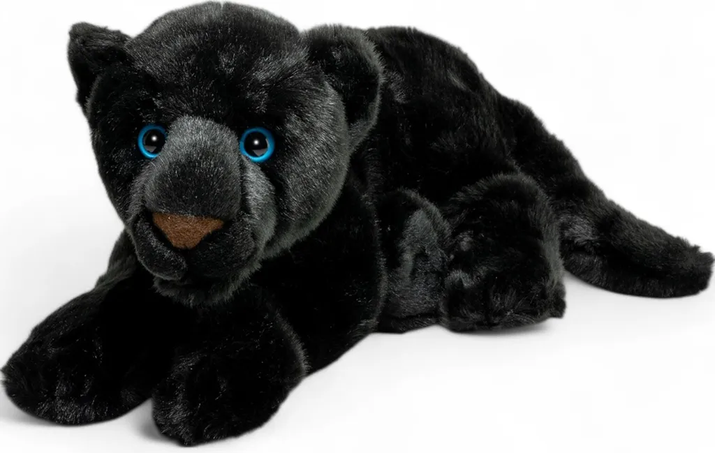Décoration Chambre Enfant Panthère Noire Peluche 40cm Idée Cadeau 3630