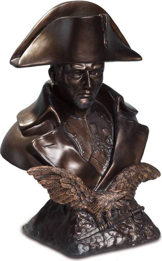 Büste Napoleon mit französischen Adler bronziert frei nach Ruffony