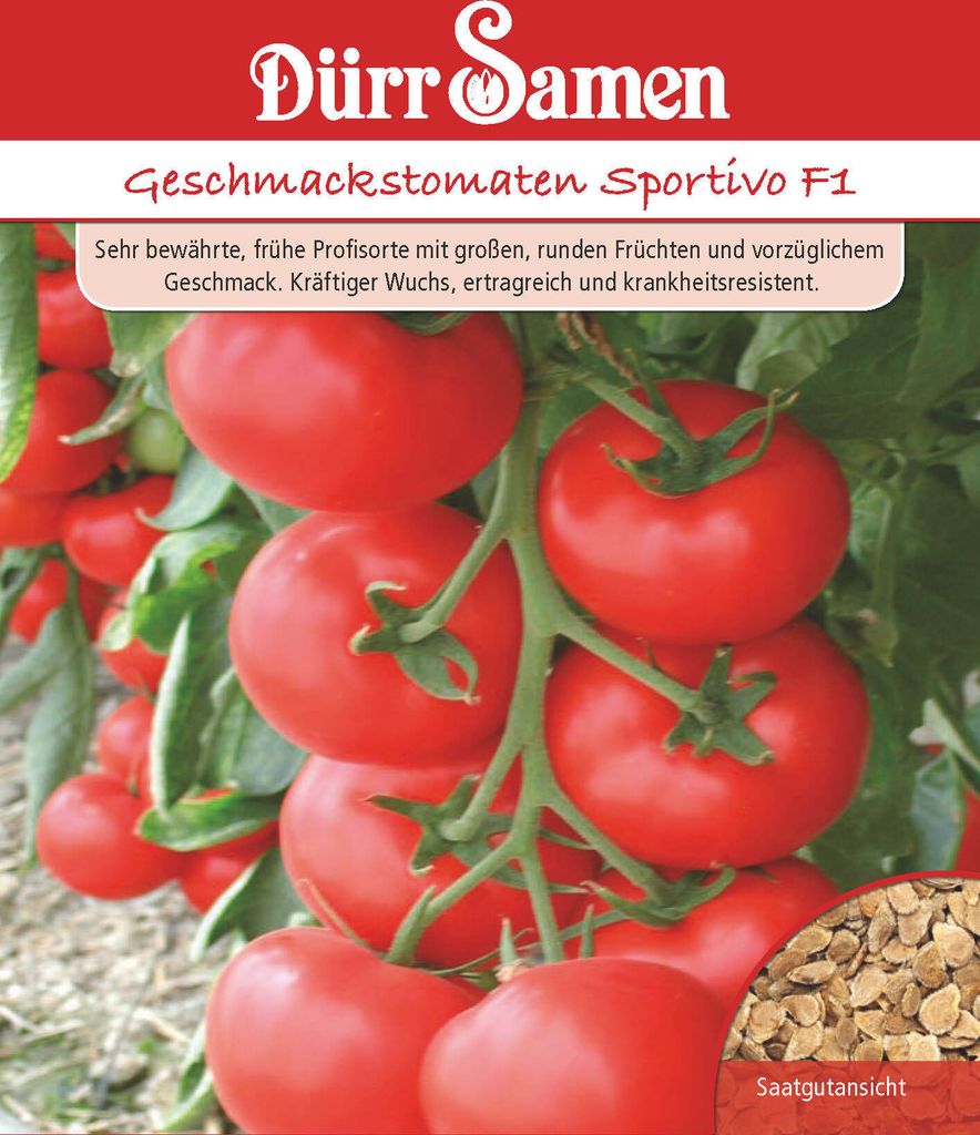 Artikelbild 1 von 'Geschmackstomate Sportivo F1' aus der Kategorie Tomatensamen
