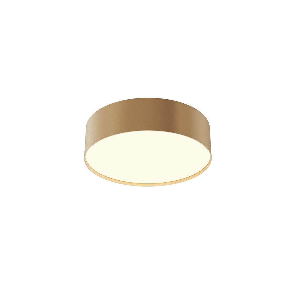 Plafon okrągły 22 cm LED 24W matowy złoty Zon Maytoni Zdjęcie produktu 