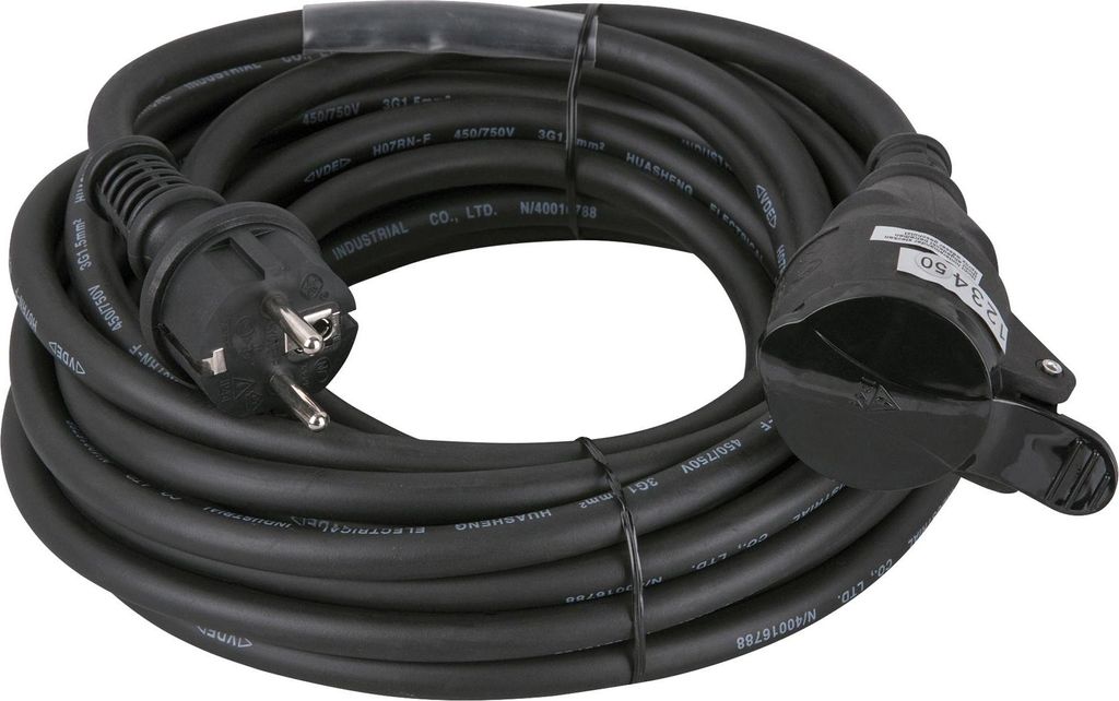 DAP Extension cable Schuko/Schuko 3x 1.5 mm² 5 m