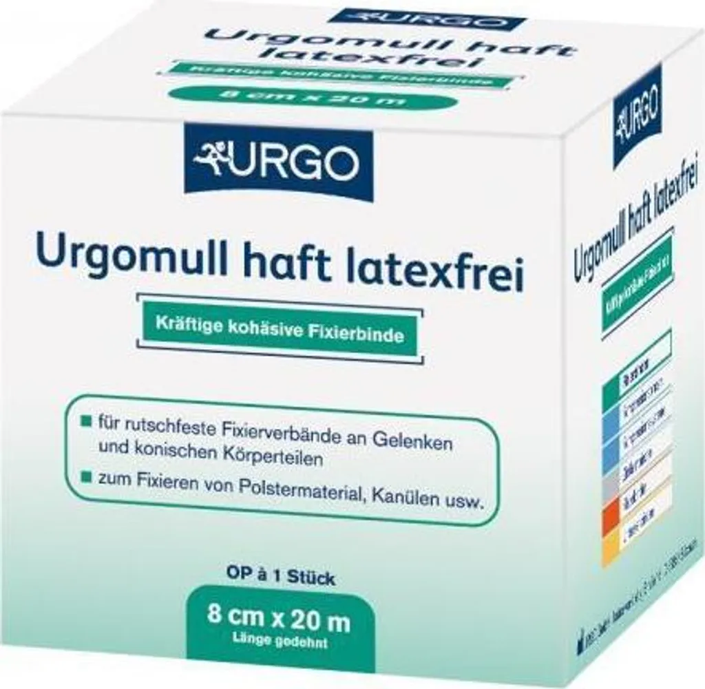 Benda Urgomull Haft Senza Lattice 8cmx20m - Supporto Sportivo e Fissaggio