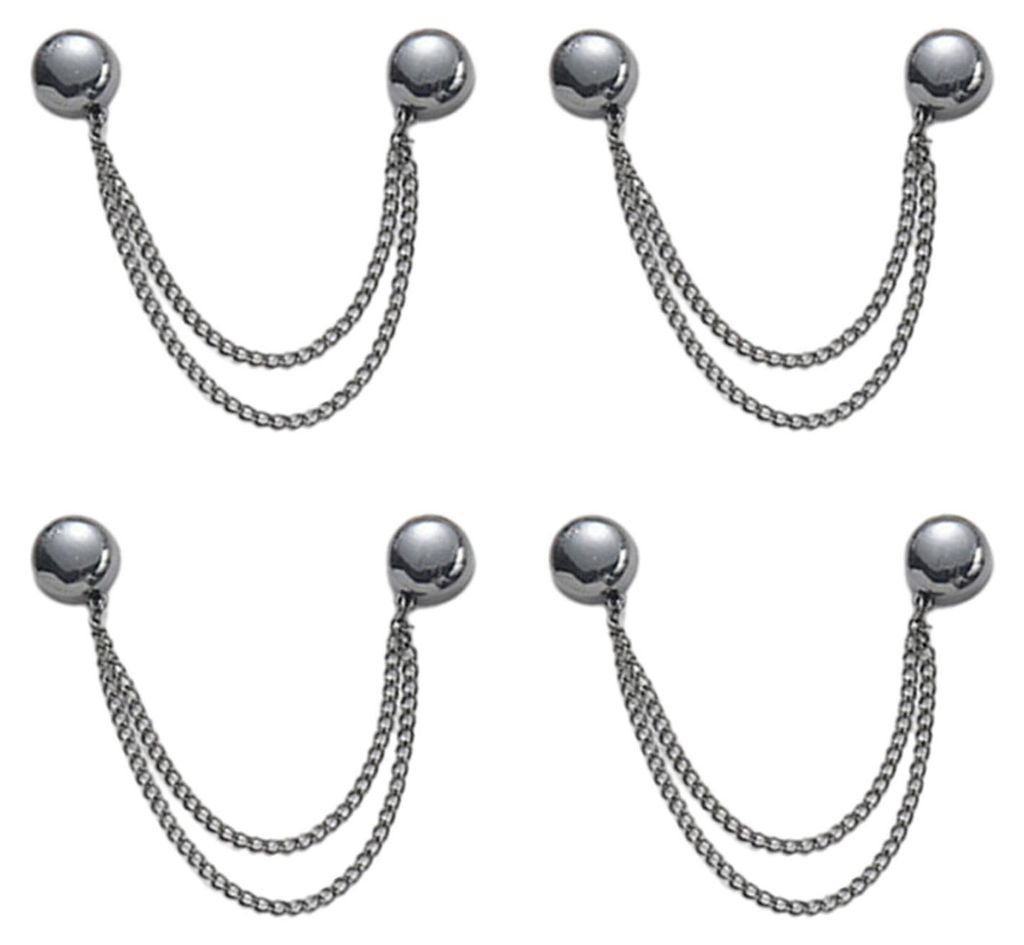 Magnetische Kleiderclips, multifunktionale Saumclips mit Kette für Damenhosen, Jeans, Hemden und Pullover
