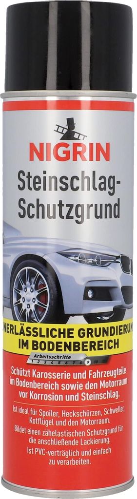NIGRIN Steinschlagschutzgrund, einfache Verarbeitung, verlässliche Grundierung, 500 ml