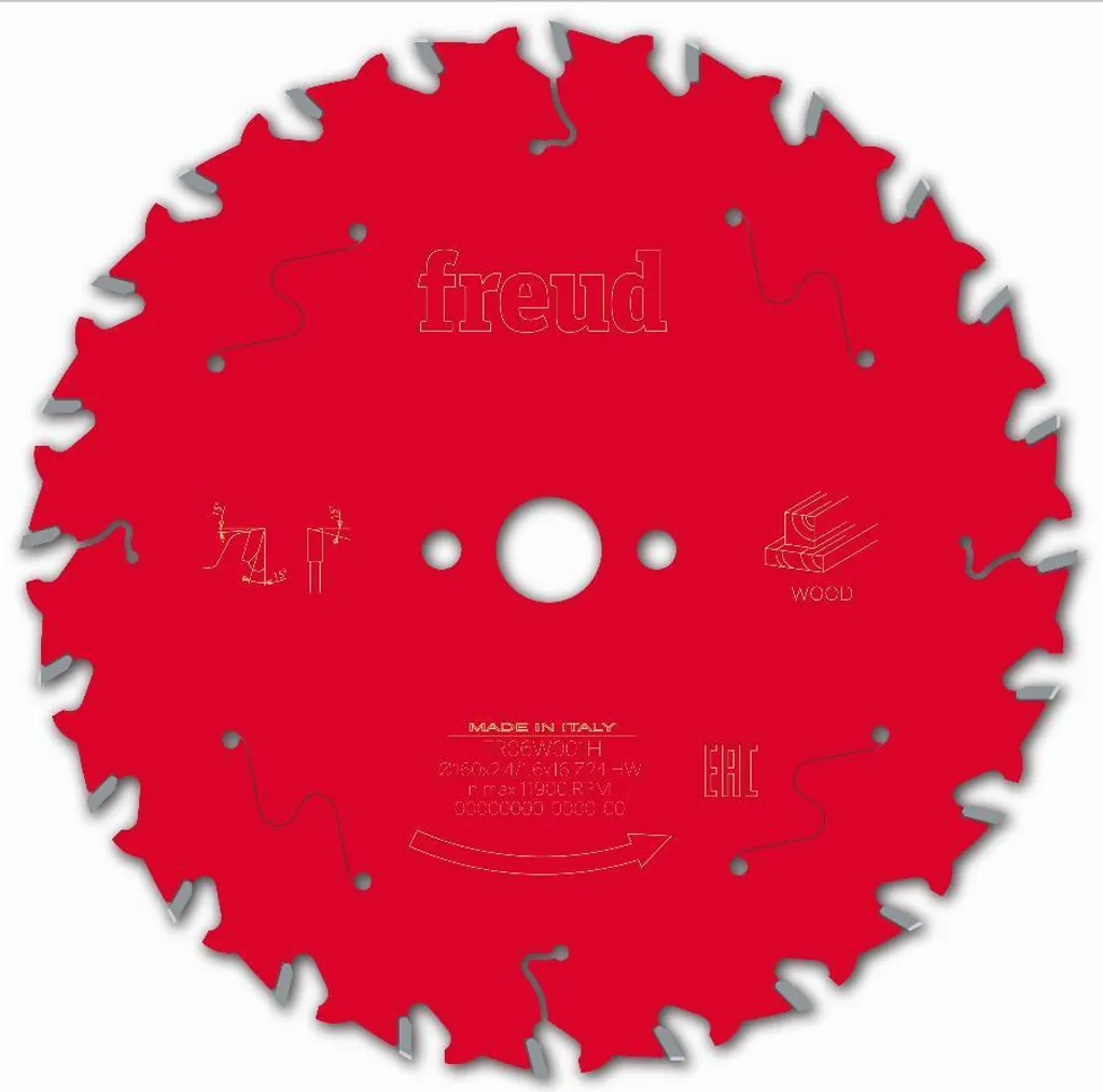 Disque de Scie Circulaire 160mm Freud pour Bois Massif et Tronçonnage