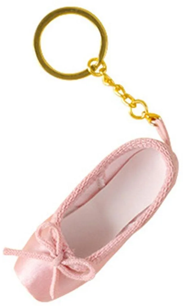 Porte-clés chausson de danse de ballet accessoire artisanal pour sac