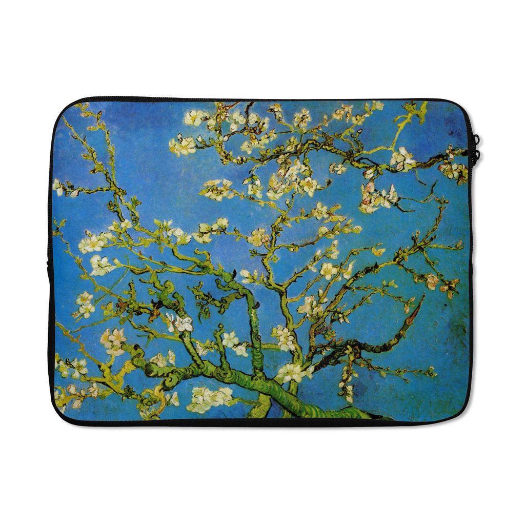 MuchoWow Laptop Hülle 15 Zoll Mandelblüte - Vincent van Gogh Laptoptasche - Laptoptasche - Sleeve - Rundum-Schutz