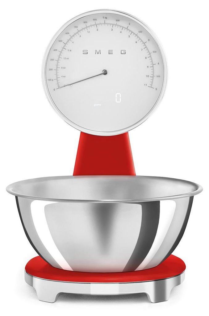 Smeg KSF01RDWW, Elektroniczna waga kuchenna, 5 kg, 1 g, Zdjęcie produktu 
