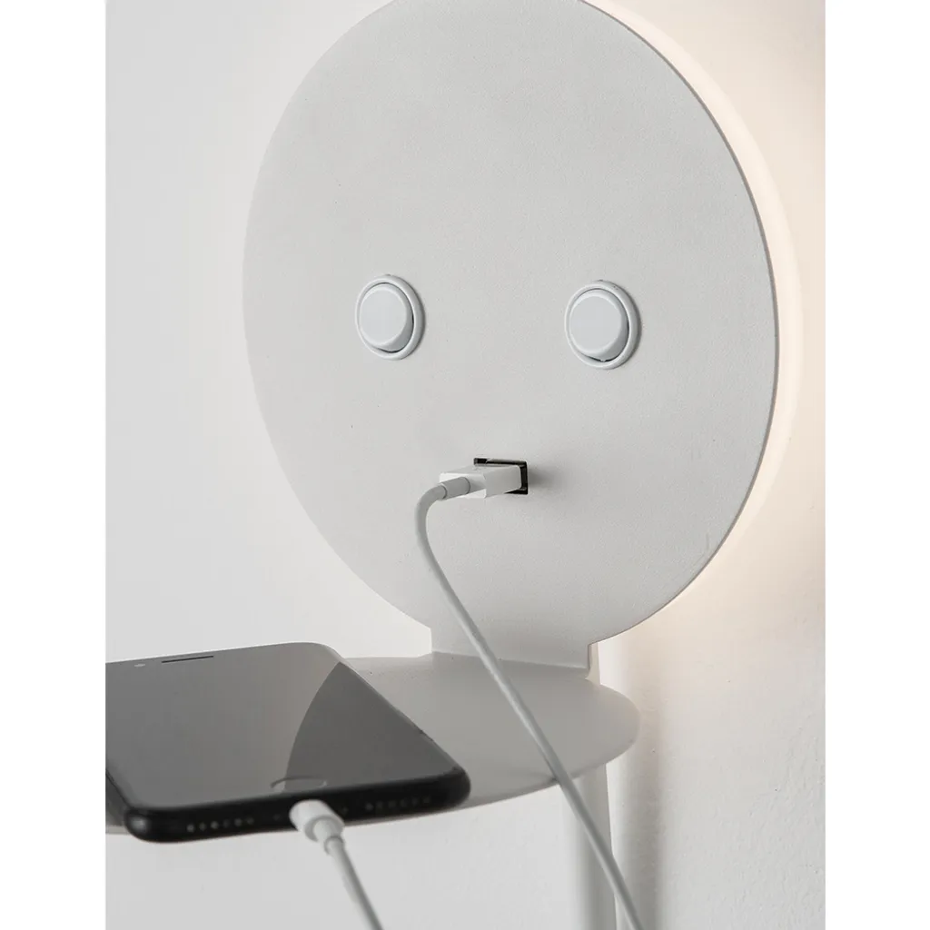 Lampe Murale LED Eclip avec Prise USB et Éclairage Douceur pour Lecture - 2