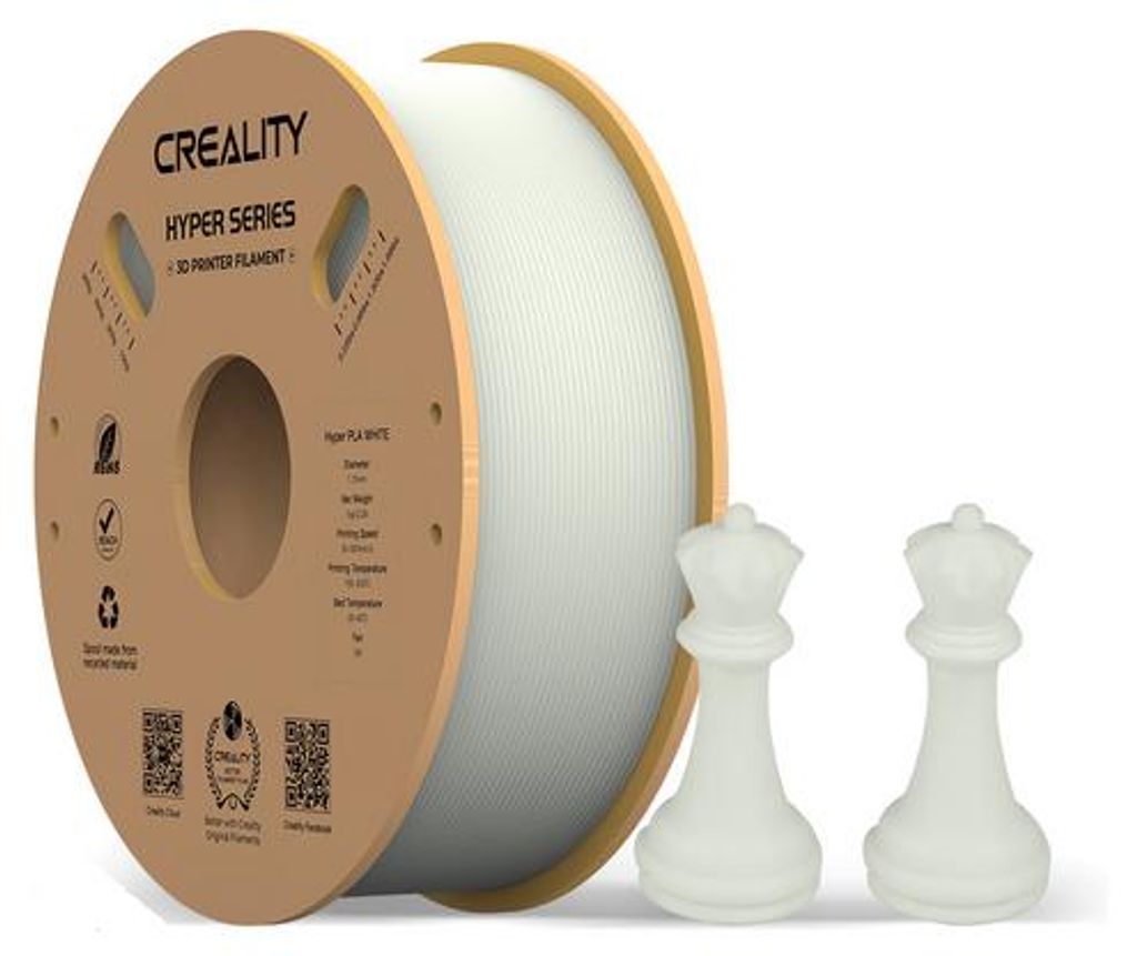 Hyper PLA Filament White, 3D-Filament (weiß, 1 kg, 1,75 mm, Produktbild 