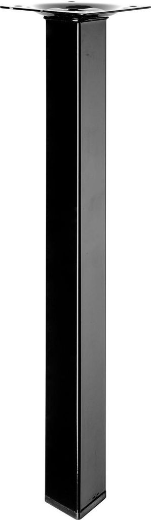 Hettich Tischbein 30 x 2,5 x 2,5 cm Stahl schwarz - 1 Stück Produktbild 