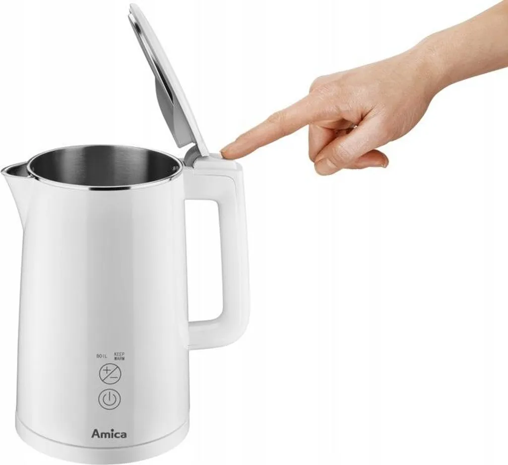 Bollitore Amica KF 6011 Bianco Digital 1.5L | Design e Funzioni Smart