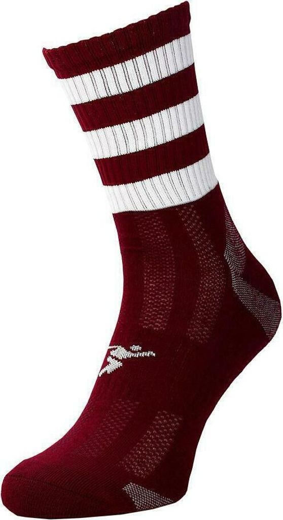 Precision - "Pro" Fußballsocken für Kinder RD180 (31 EU - 34 EU) (Weinrot/Weiß)