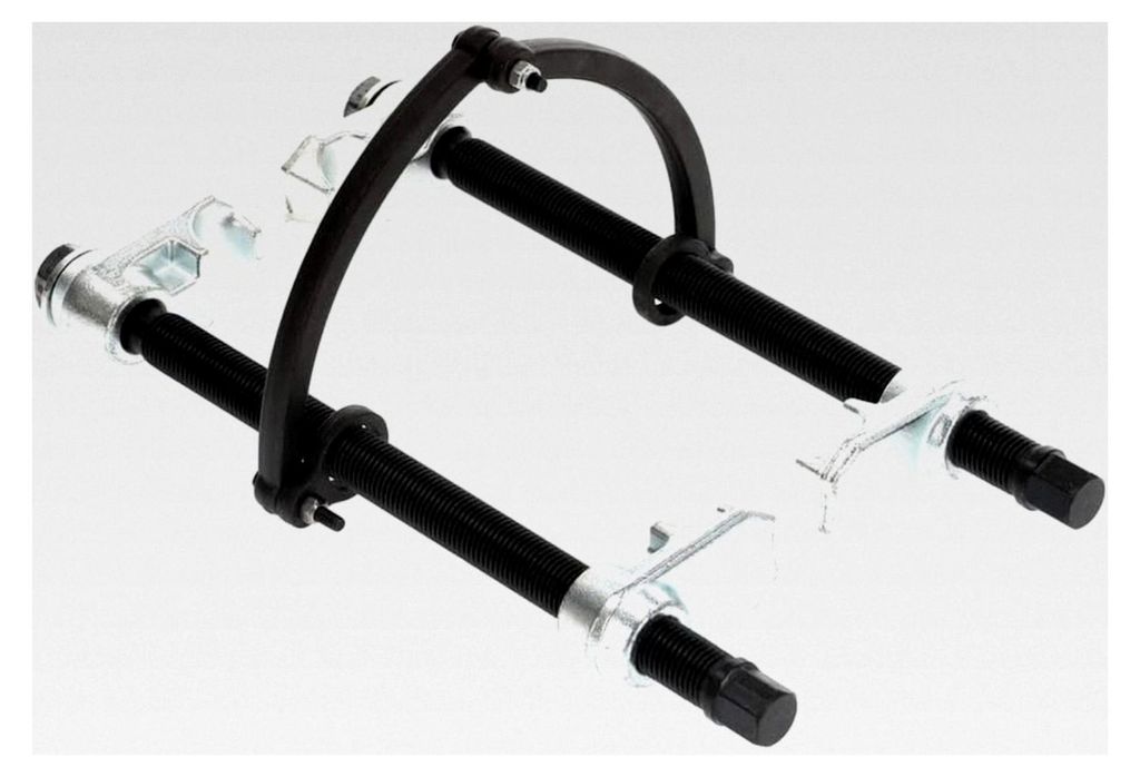 Universal-Federspanner für Mac-Pherson-Federbeine und Querlenker-Achsen, Spannbereich 240 mm, max. 3,5 t