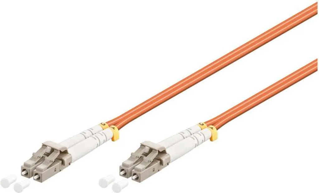 Câble InfiniBand LC-LC 2m orange OM2 haute vitesse avec faible perte de signal