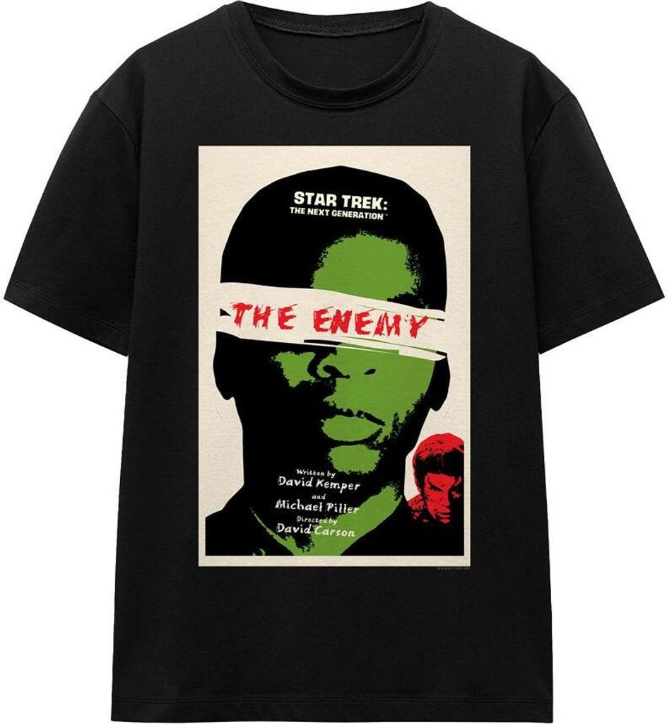 Star Trek - "The Next Generation Season 3 Episode 7" T-Shirt für Herren/Damen Uni TV16429 (M) (Schwarz)