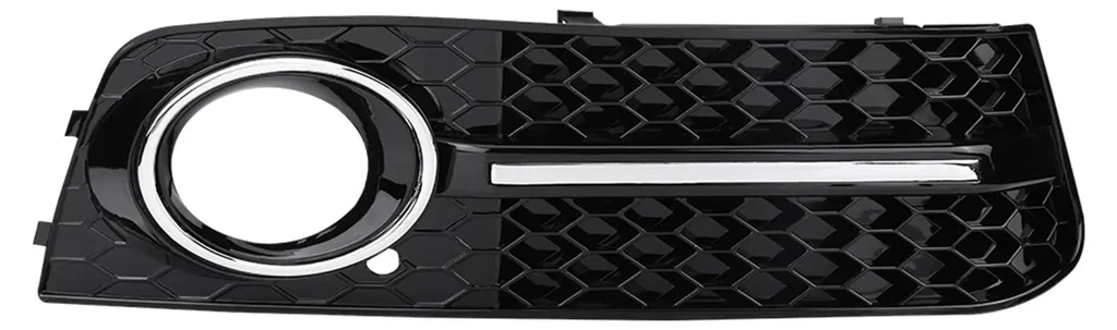 Cache antibrouillard chrome et grille de calandre avant Audi A4 S4 B8 Berline
