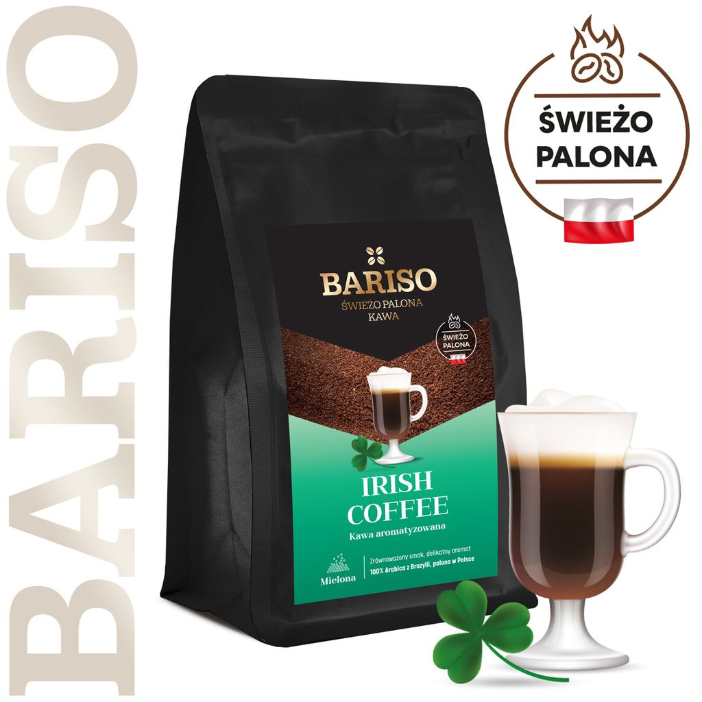 Kawa mielona BARISO IRISH COFFEE 200g Zdjęcie produktu 
