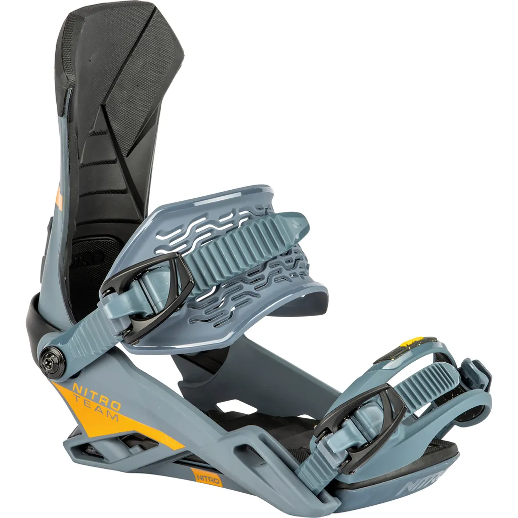 Fixation de snowboard Nitro TEAM Gunmetal - Taille M pour Hommes - 2