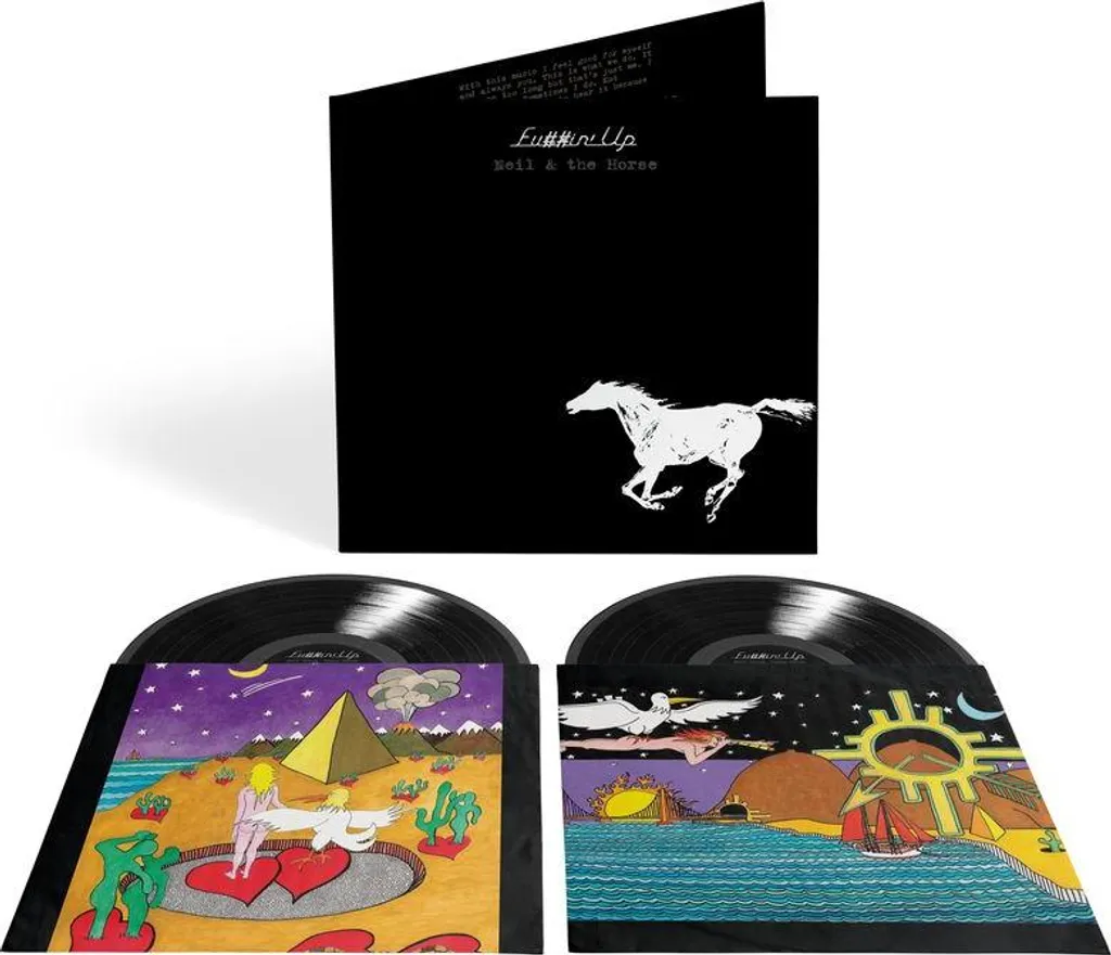 Neil Young & The Horse Fuckin' Up Album Live Double Vinyle 2 LP - 2